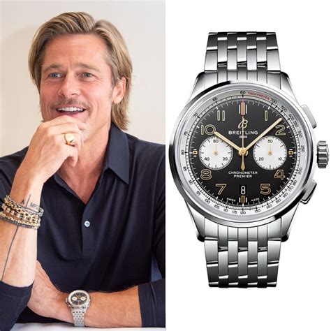 brad pitt breitling ambassador|brad pitt rolex.